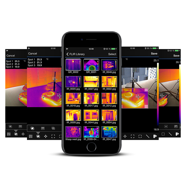 Aplicación de herramientas FLIR